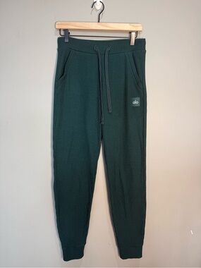 Alo Yoga Muse Sweatpant Ribbed Joggers Green Small W5784R‎